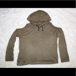 Cold shoulder hoodie